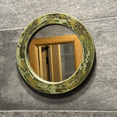 Будкрам купити Дзеркало кругле Ø28.5 см, настінне Military Sanpreis Дзеркало кругле Ø28.5 см, настінне Military Sanpreis 5