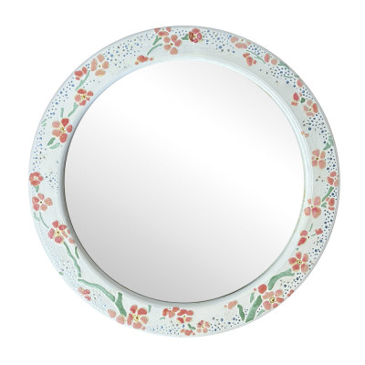 Будкрам купить Зеркало  круглое Ø38 см  настенное, МДФ c узором Sanpreis