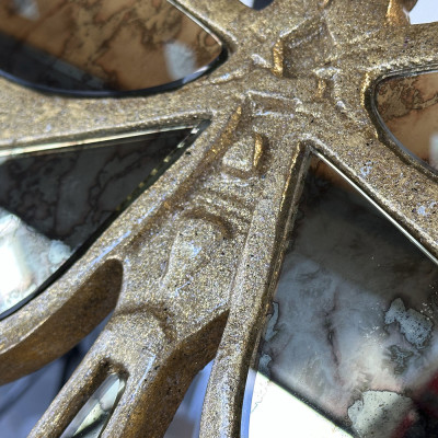 Будкрам купити Дзеркало декоративне БАБА 55x70 см, велике, поталь золото Sanpreis Дзеркало декоративне БАБА 55x70 см, велике, поталь золото Sanpreis 6