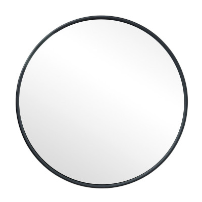 Будкрам купить Зеркало  круглое Ø525 мм  настенное в металлической раме, черный Sanpreis