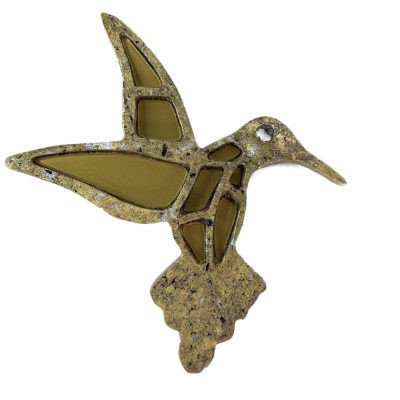 Будкрам купить Декоративная фигурка КОЛИБРИ 30х33 см, поталь золото Sanpreis