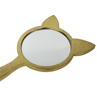 Будкрам купить Зеркало косметическое настенное КОШКА 255х490 с золотой поталью Sanpreis Зеркало косметическое настенное КОШКА 255х490 с золотой поталью Sanpreis 5