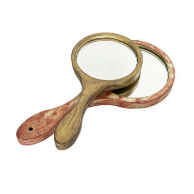 Будкрам купить Зеркало на ручке  175х350 с золотой поталью Sanpreis Зеркало на ручке  175х350 с золотой поталью Sanpreis 5