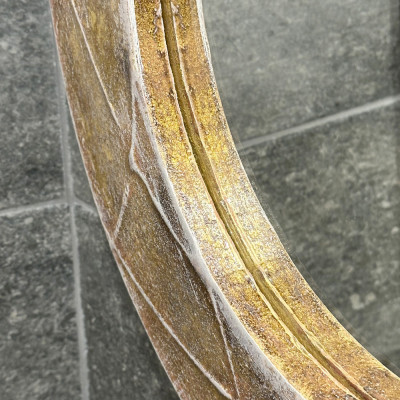 Будкрам купити Дзеркало кругле Ø40 см золото настінне поталь Sanpreis Дзеркало кругле Ø40 см золото настінне поталь Sanpreis 6