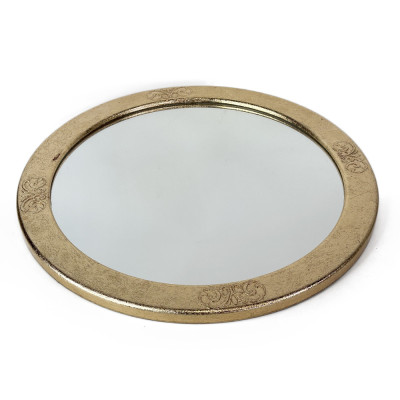 Будкрам купити Дзеркало кругле Ø45.5 см настінне золото порожнє Sanpreis Дзеркало кругле Ø45.5 см настінне золото порожнє Sanpreis 2
