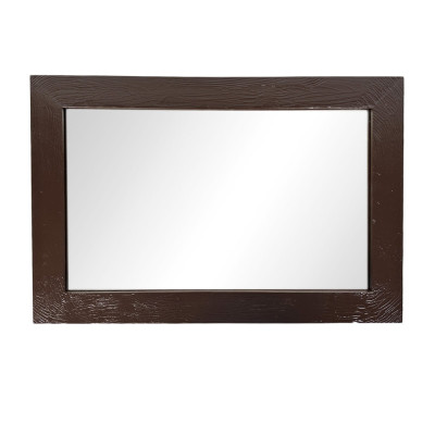 Будкрам купити Дзеркало настінне 40х60, МДФ коричневий Sanpreis