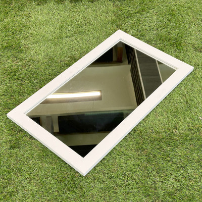 Будкрам купити Дзеркало настінне 530х775 мм, рама МДФ білий Sanpreis Дзеркало настінне 530х775 мм, рама МДФ білий Sanpreis 2