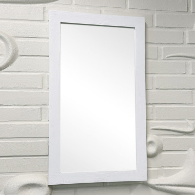 Будкрам купить Зеркало настенное 530х775 мм, рама МДФ белый Sanpreis