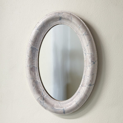 Будкрам купити Дзеркало овальне Мармур 29.х40 см, настінне Sanpreis Дзеркало овальне Мармур 29.х40 см, настінне Sanpreis 4
