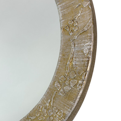 Будкрам купить Зеркало овальное 385х465 мм, настенное, рамка МДФ Sanpreis Зеркало овальное 385х465 мм, настенное, рамка МДФ Sanpreis 2