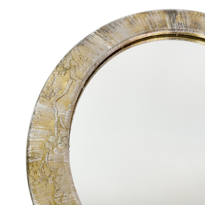 Будкрам купить Зеркало овальное 385х465 мм, настенное, рамка МДФ Sanpreis Зеркало овальное 385х465 мм, настенное, рамка МДФ Sanpreis 3