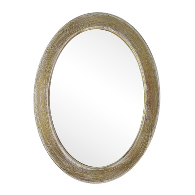 Будкрам купить Зеркало овальное GOLD 24.5х33 см, настенное, рамка МДФ Sanpreis Зеркало овальное GOLD 24.5х33 см, настенное, рамка МДФ Sanpreis 4