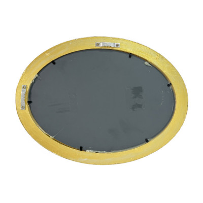 Будкрам купить Зеркало овальное GOLD 24.5х33 см, настенное, рамка МДФ Sanpreis Зеркало овальное GOLD 24.5х33 см, настенное, рамка МДФ Sanpreis 3