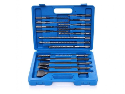 Будкрам купити Набір свердел та зубил по бетону, 17 шт TAGRED TA4148 Набір свердел та зубил по бетону, 17 шт TAGRED TA4148 2