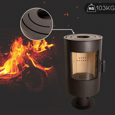 Будкрам купити Піч-камін THUNDER Flame 7кВт Піч-камін THUNDER Flame 7кВт 4