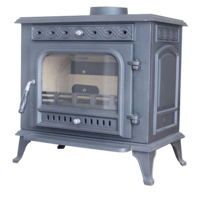 Будкрам купити Чавунна дров'яна піч-камін THUNDER Helios 10кВт Чавунна дров'яна піч-камін THUNDER Helios 10кВт 3
