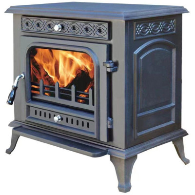 Будкрам купити Чавунна дров'яна піч-камін THUNDER Helios 10кВт Чавунна дров'яна піч-камін THUNDER Helios 10кВт 9