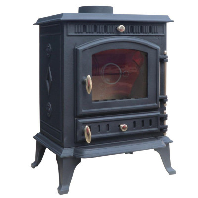 Будкрам купити Чавунна дров'яна піч-камін THUNDER Mitra 7кВт