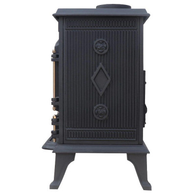 Будкрам купити Чавунна дров'яна піч-камін THUNDER Mitra 7кВт Чавунна дров'яна піч-камін THUNDER Mitra 7кВт 4