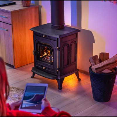 Будкрам купити Чавунна дров'яна піч-камін THUNDER Agni 7кВт Чавунна дров'яна піч-камін THUNDER Agni 7кВт 5