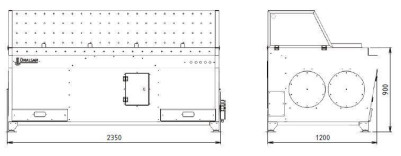 Будкрам купить Шлифовальный стол с импульсной продувкой Unalsan Uns297P Шлифовальный стол с импульсной продувкой Unalsan Uns297P 2