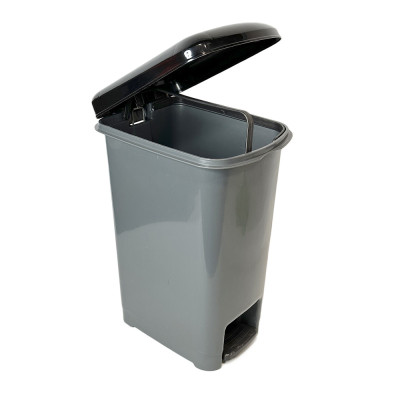 Будкрам купить Ведро для мусора с педалью 20 Л прямоугольное, пластик, серый - УЦЕНКА SNMZ Ведро для мусора с педалью 20 Л прямоугольное, пластик, серый - УЦЕНКА SNMZ 5