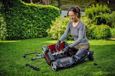 Будкрам купить Einhell Аэратор-скарификатор электрический GE-SA 1435/1 1400Вт 35см ножи 16шт 10.18кг Einhell Аэратор-скарификатор электрический GE-SA 1435/1 1400Вт 35см ножи 16шт 10.18кг 3
