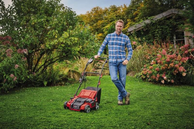 Будкрам купить Einhell Аэратор-скарификатор электрический GE-SA 1435/1 1400Вт 35см ножи 16шт 10.18кг Einhell Аэратор-скарификатор электрический GE-SA 1435/1 1400Вт 35см ножи 16шт 10.18кг 4