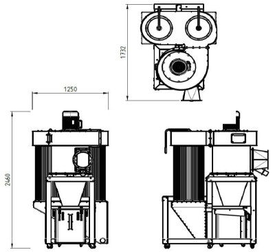 Будкрам купити Аспірація-циклон Unalsan UNS 424 Аспірація-циклон Unalsan UNS 424 2
