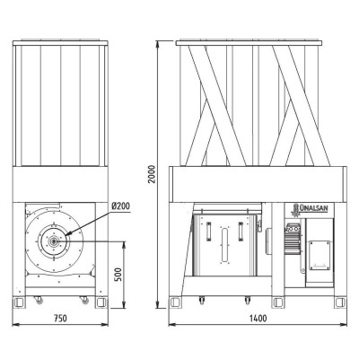 Будкрам купити Unalsan ams 35 Ek Intra -post -line Industrial Aspiration Unalsan ams 35 Ek Intra -post -line Industrial Aspiration 2