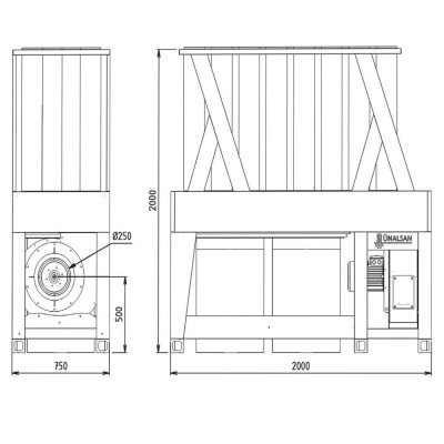 Будкрам купить Внутрицеховая промышленная аспирация Unalsan AMS 40 ET Внутрицеховая промышленная аспирация Unalsan AMS 40 ET 2