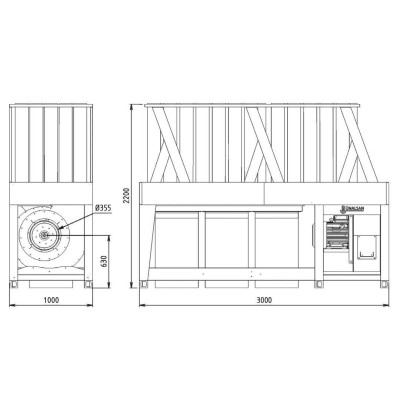 Будкрам купить Внутрицеховая промышленная аспирация Unalsan AMS 85 ET Внутрицеховая промышленная аспирация Unalsan AMS 85 ET 2