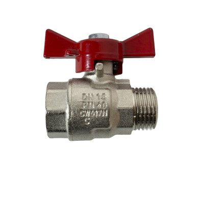 Будкрам купить Кран шаровый TAMIGI Ø1/2″ ВЗ "бабочка", латунь Sanpreis Кран шаровый TAMIGI Ø1/2″ ВЗ "бабочка", латунь Sanpreis 2