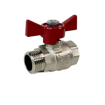 Будкрам купить Кран шаровый TAMIGI Ø1/2″ ВЗ "бабочка", латунь Sanpreis