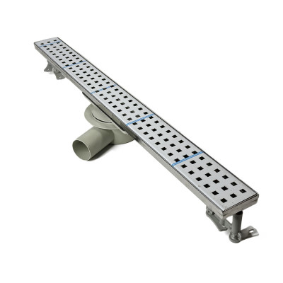 Будкрам купить Трап для душа CLASSIC LEGAL  80 см, горизонтальный,  поворотный сифон, с гидрозатвором, решётка квадрат Sanpreis