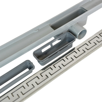 Будкрам купити Душ -пандус класичний 90 см, горизонтал, обстеження води, лабіринт втягує sanpreis Душ -пандус класичний 90 см, горизонтал, обстеження води, лабіринт втягує sanpreis 3