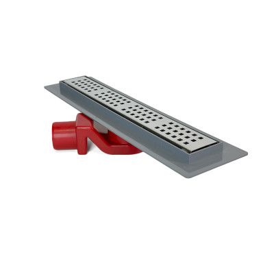 Будкрам купить Душевой трап REVOLVE 40 см с фланцем, s-сифон, горизонтальный, решетка квадрат Sanpreis Душевой трап REVOLVE 40 см с фланцем, s-сифон, горизонтальный, решетка квадрат Sanpreis 3