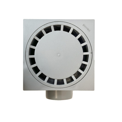 Будкрам купить Трап для террасы 25х25 см, горизонтальный DN100 пластик Sanpreis Трап для террасы 25х25 см, горизонтальный DN100 пластик Sanpreis 2