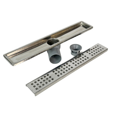 Будкрам купити Душовий пандус у корпусі з нержавіючої сталі 40 см, горизонтальний з поворотним сифоном та гідравлічним саджанцем Sanpreis Душовий пандус у корпусі з нержавіючої сталі 40 см, горизонтальний з поворотним сифоном та гідравлічним саджанцем Sanpreis 2