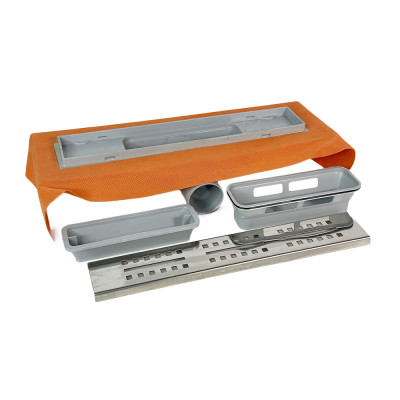 Будкрам купити Душова драбина Еко 33 см з фланцем та мембраною, горизонтальною, ґрунтовною квадратною sanpreis Душова драбина Еко 33 см з фланцем та мембраною, горизонтальною, ґрунтовною квадратною sanpreis 2