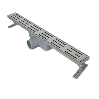 Будкрам купить Душевой трап CLASSIC 60 см, горизонтальный, гидрозатвор, решетка дождь Sanpreis