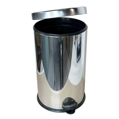 Будкрам купити Відро для сміття 16L з педалями та мікроліфтом, нержавіючої сталі, хромом - відновлення вінок Відро для сміття 16L з педалями та мікроліфтом, нержавіючої сталі, хромом - відновлення вінок 3