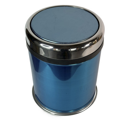 Будкрам купить Мусорное ведро 12Л с поворотной крышкой нержавеющая сталь, хром Sanpreis Мусорное ведро 12Л с поворотной крышкой нержавеющая сталь, хром Sanpreis 2