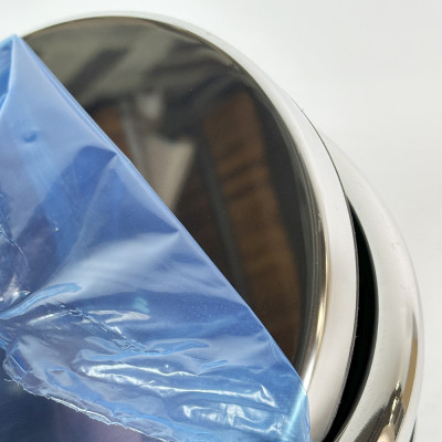 Будкрам купить Мусорное ведро 12Л с поворотной крышкой нержавеющая сталь, хром Sanpreis Мусорное ведро 12Л с поворотной крышкой нержавеющая сталь, хром Sanpreis 3