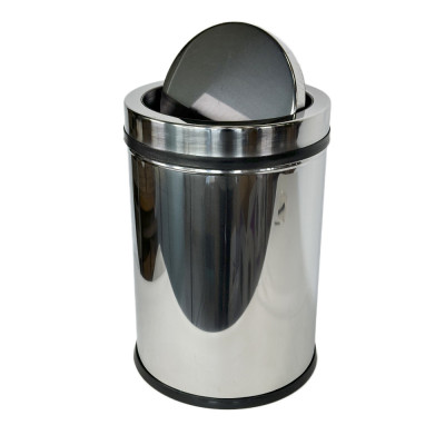 Будкрам купить Мусорное ведро 32Л поворотная крышка, нержавеющая сталь, хром-УЦЕНКА VINKS Мусорное ведро 32Л поворотная крышка, нержавеющая сталь, хром-УЦЕНКА VINKS 3