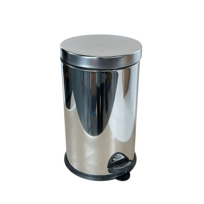 Будкрам купити Відро для сміття з 8 -літровою педалі, нержавіючої сталі, хрому - вінок відновлює