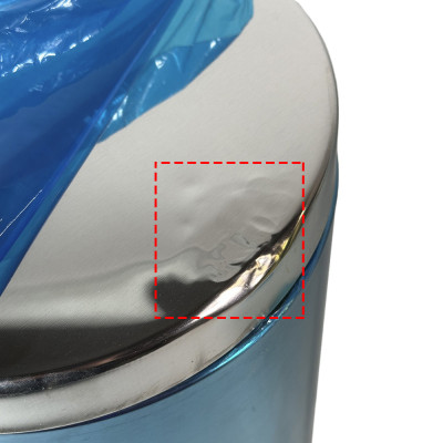 Будкрам купити Відро для сміття з 8 -літровою педалі, нержавіючої сталі, хрому - вінок відновлює Відро для сміття з 8 -літровою педалі, нержавіючої сталі, хрому - вінок відновлює 2