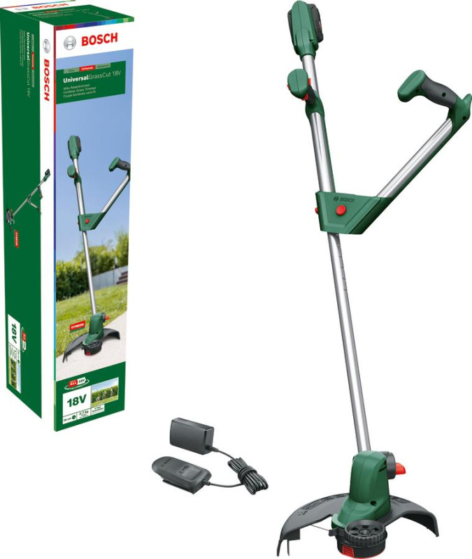 Будкрам купить Bosch Триммер садовый аккумуляторный UniversalGrassCut 18V-260 1х2.5А·час 26см 2.3кг