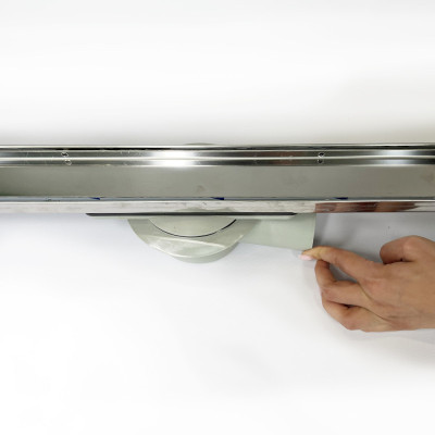 Будкрам купити Трап для душу CLASSIC LEGAL 80 см, горизонтальний, поворотний сифон, грати під плитку Sanpreis Трап для душу CLASSIC LEGAL 80 см, горизонтальний, поворотний сифон, грати під плитку Sanpreis 3