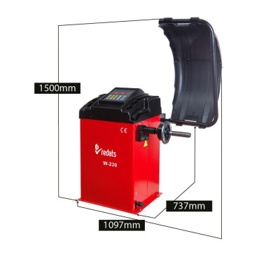 Будкрам купити Автоматичний балансувальний верстат REDATS W-230 (ALU3, 230 V, 10 «- 24»+) Автоматичний балансувальний верстат REDATS W-230 (ALU3, 230 V, 10 «- 24»+) 2
